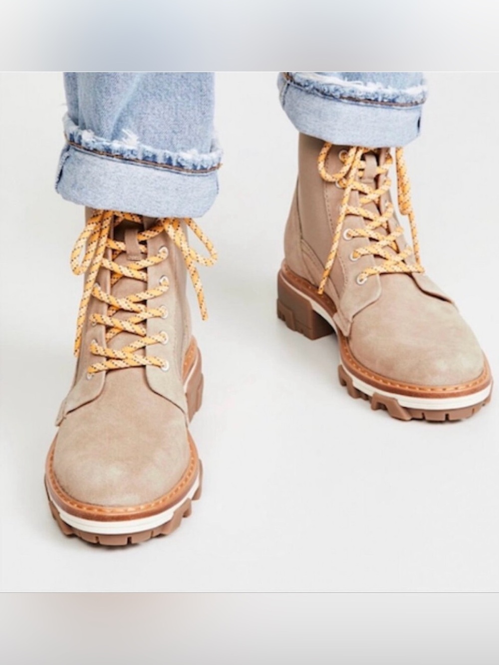 RAG & BONE Shiloh Suede Combat Boots
